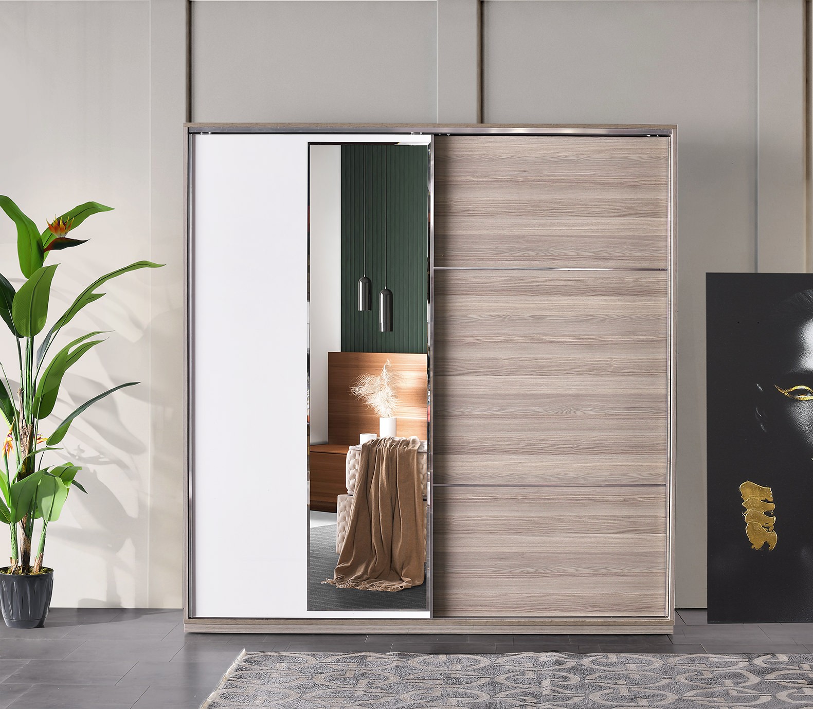 Azra Atlantis Sürgülü Dolap