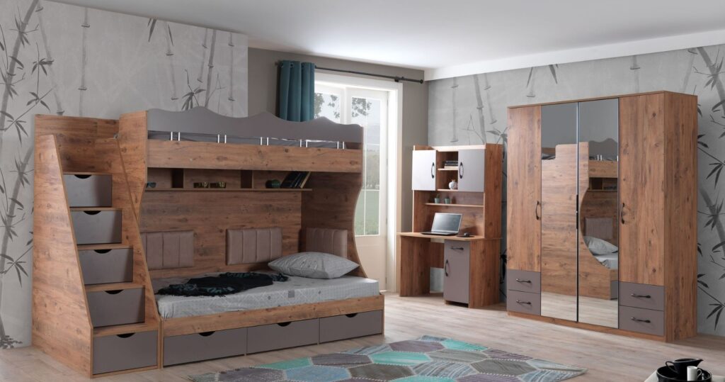 Toprak Genç Odası Atlantik Çam - Toprak