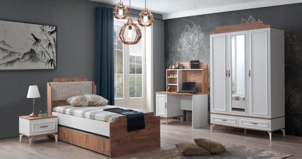 Trend Genç Odası Beyaz - Atlantik Çam