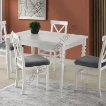 1171-2051 – Didim Masa Sandalye Takımı – Beyaz